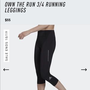Adidas cropped leggings